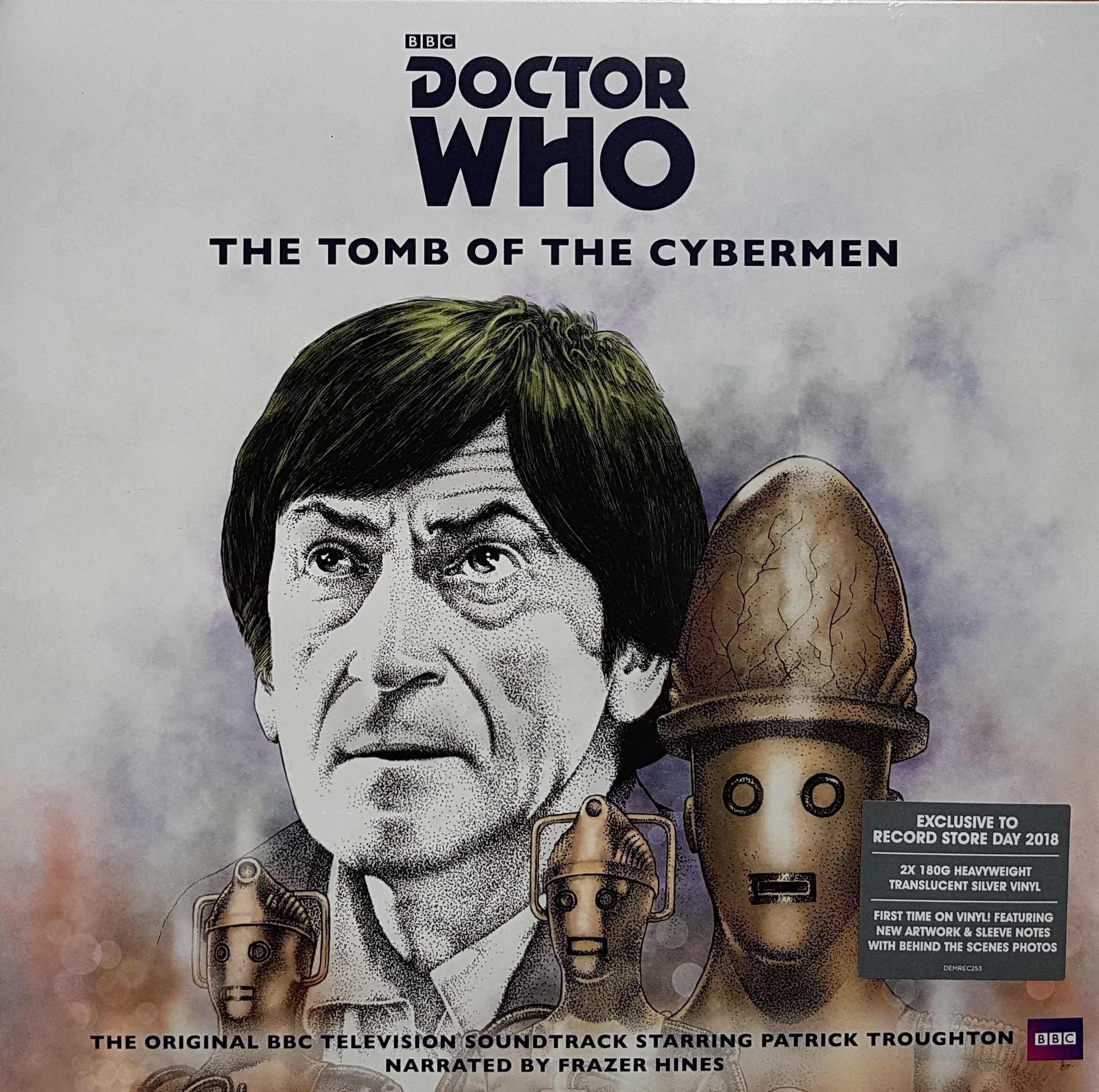 Picture of DEMREC 253 Doctor Who - The tomb of the Cybermen - Record Store Day 2018 by artist Kit Pedler / Gerry Davis from the BBC records and Tapes library